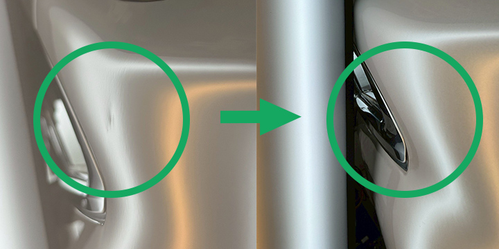 へこみ修理の実例