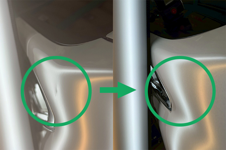 へこみ修理の実例